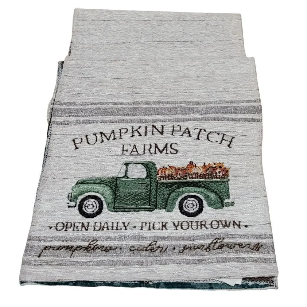 Pumpkin patch table runner